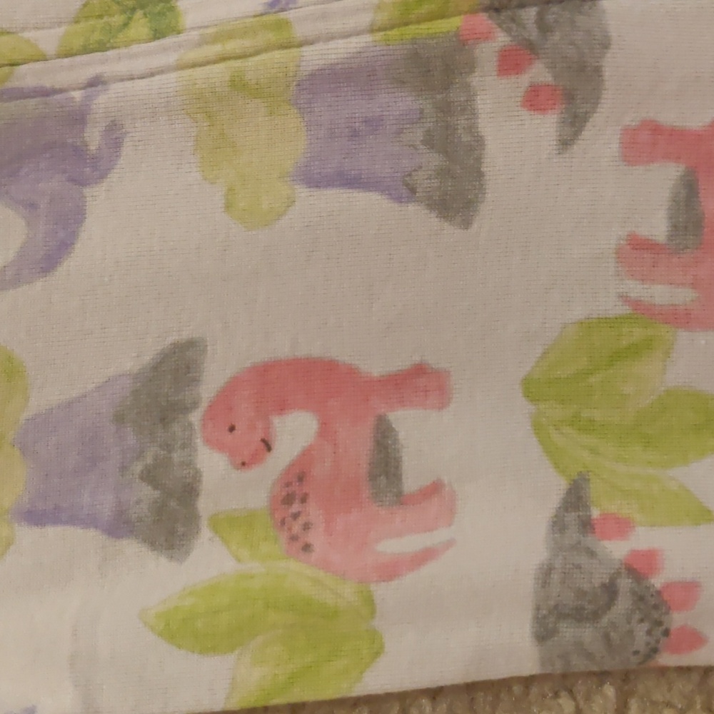 New! Burt's Bees Baby Girl Footless 3 Piece Zipper Pajamas Set Organic Cotton - Picture 12 of 14